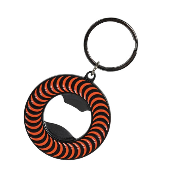 Spitfire 42mm Wheel Key Chain / Classic Swirl Bottle Opener